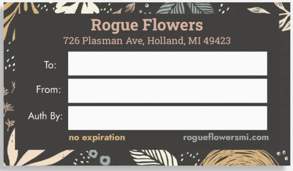 Gift Cards - 3 Bouquets